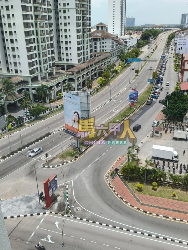 实施改道约1年的赛阿都阿兹路，鲜少再出现严重的堵车情况。